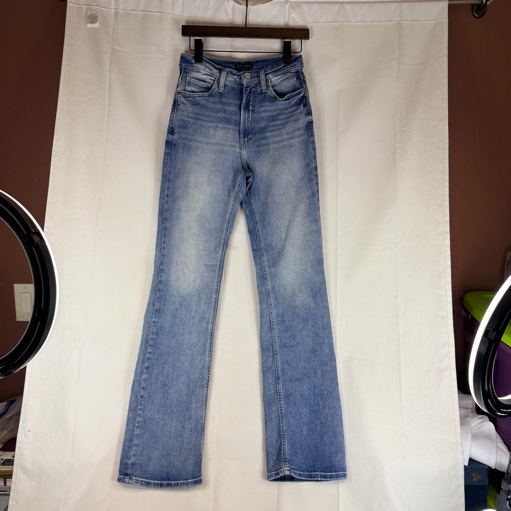 SILVER JEANS CO Women’s Size 27 Denim Vintage Bootcut Style Stretch High Rise - Picture 2 of 16